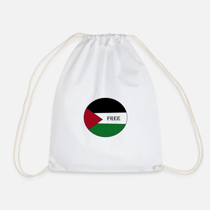 Palestinians Palestinians - Drawstring Bag - white