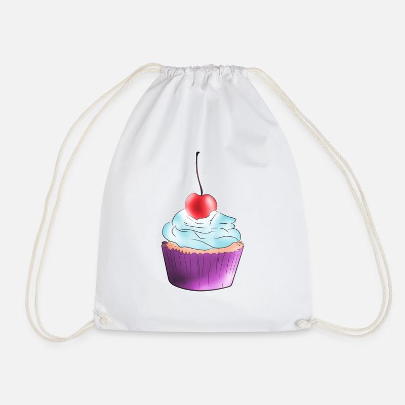 Cupcake - Turnbeutel - Weiß
