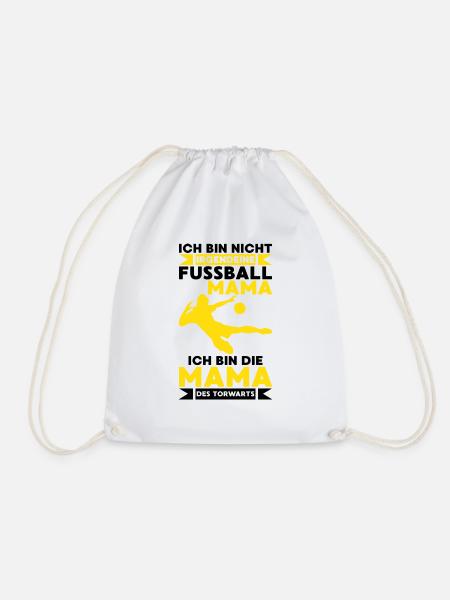 Fußball mama torwarts Geschenk Spiel Sport Ball - Turnbeutel - Weiß