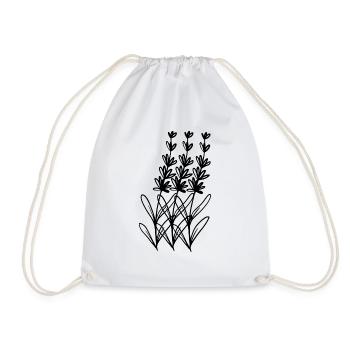 Florist Flower Plant Nature Gardener - Drawstring Bag - white - Front