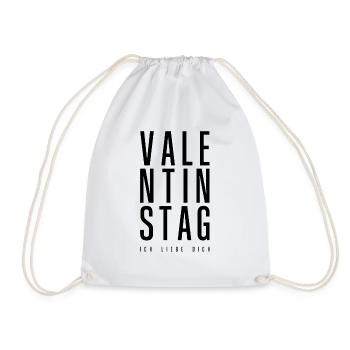 Valentinstag - Turnbeutel - Weiß - Vorne