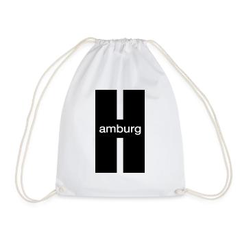 Hamburg - Drawstring Bag - white - Front
