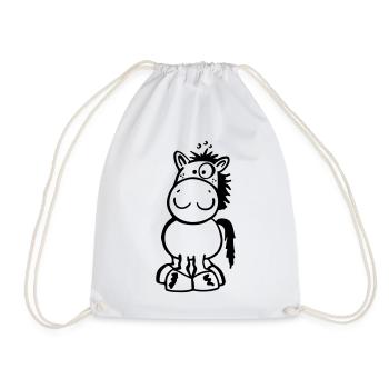 Petit Cheval - Sac de sport léger - blanc - Devant