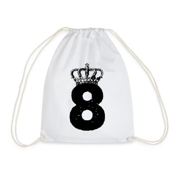 8e Couronne - Sac de sport léger - blanc - Devant