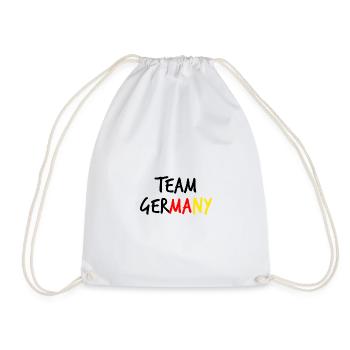 Équipe d’Allemagne, Football, Drapeau de l’Allemagne - Sac de sport léger - blanc - Devant