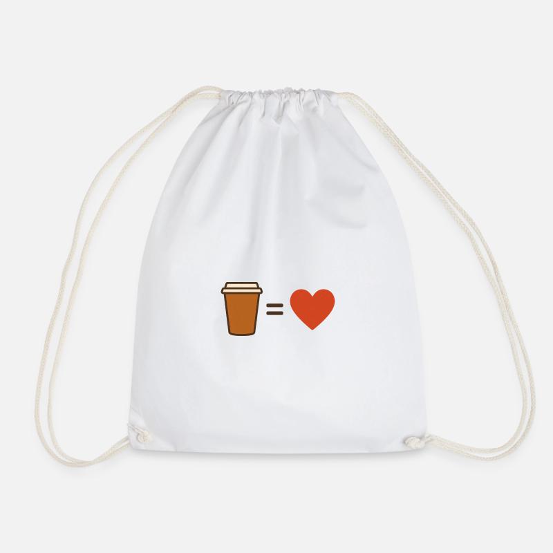 Coffee is Love - Turnbeutel - Weiß