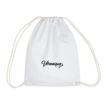 Véronique - Prénom - Sac de sport léger - blanc - Devant