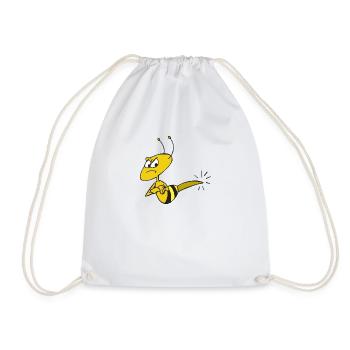 Bie 113 - Drawstring Bag - white - Front