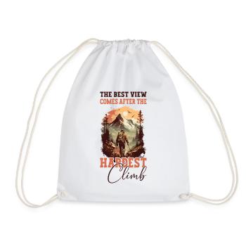 Montagne, alpinisme, randonnée, randonnée, escalade, nature - Sac de sport léger - blanc - Devant