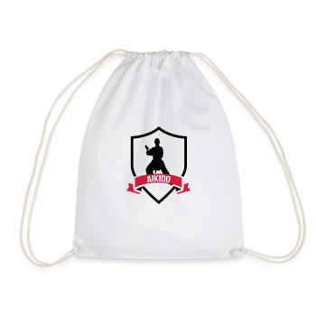 Aikido - Drawstring Bag - white - Front