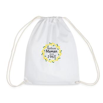 Meilleure Maman depuis 1965 - Sac de sport léger - blanc - Devant