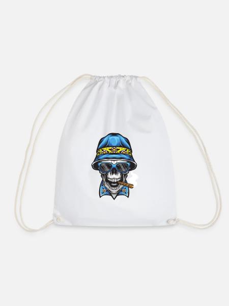 Lausbua Lausbub Lederhosen Trachten - Turnbeutel - Weiß