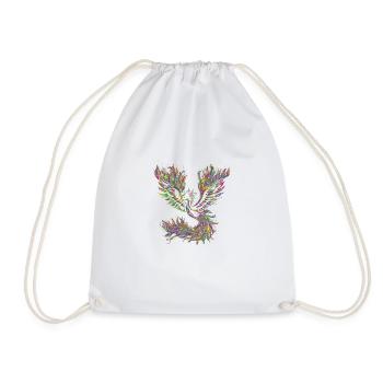 phoenix - Drawstring Bag - white - Front