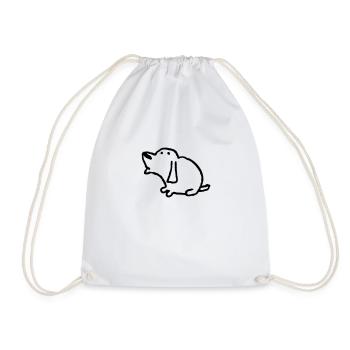 Un petit chien - Sac de sport léger - blanc - Devant