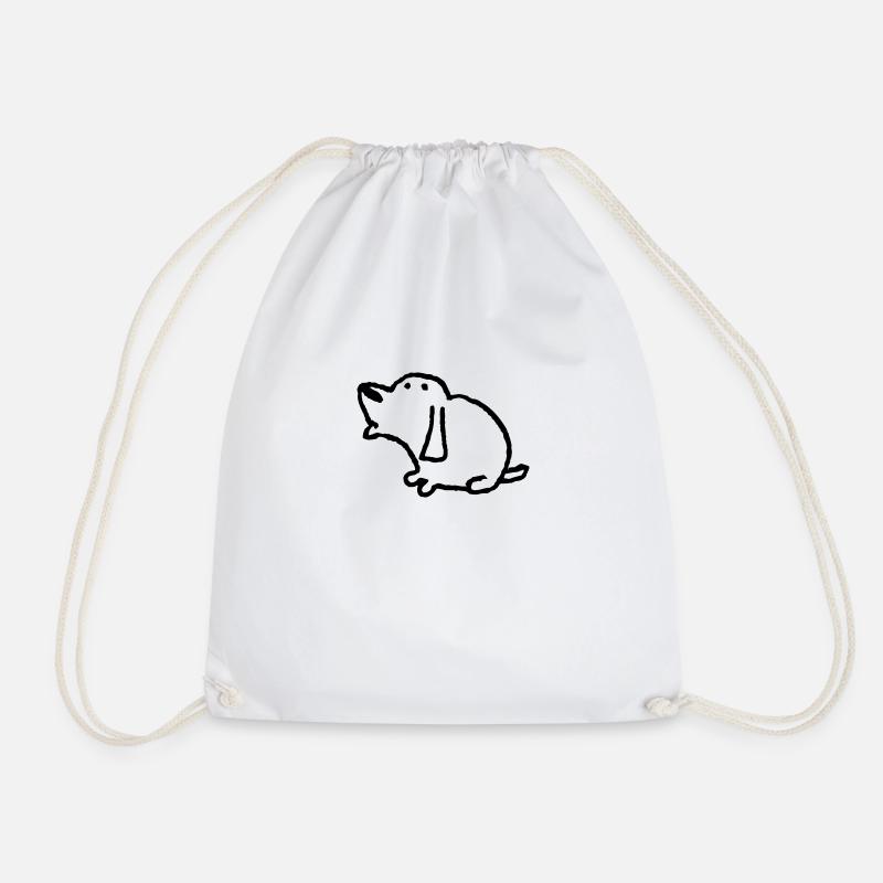 Un petit chien - Sac de sport léger - blanc