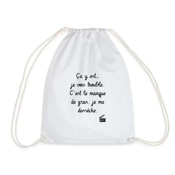 Kaameløtt - Réplique Culte - Citation Karadoc - Sac de sport léger - blanc - Devant