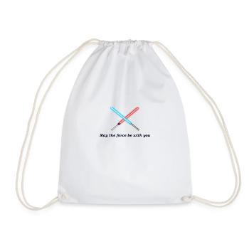 May the force be with you - Drawstring Bag - white - Front