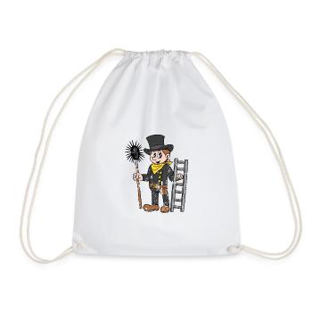 Ramoneur vintage grunge ramoneur - Sac de sport léger - blanc - Devant