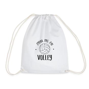 j'peux pas volley - Sac de sport léger - blanc - Devant