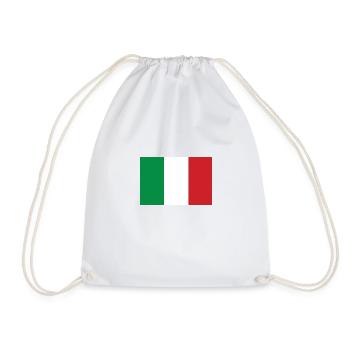 Italy - Drawstring Bag - white - Front