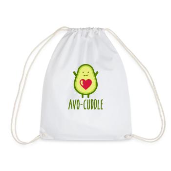 avocado - Drawstring Bag - white - Front