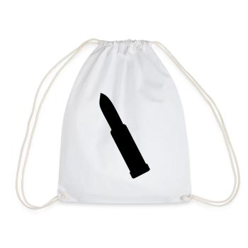 rouge à lèvres - Sac de sport léger - blanc - Devant