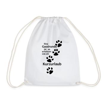 Hundesprüche,Hundebesitzer,Hundehalter,Hundeliebe - Turnbeutel - Weiß - Vorne
