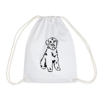 Bouvier des Flandres - Sac de sport léger - blanc - Devant