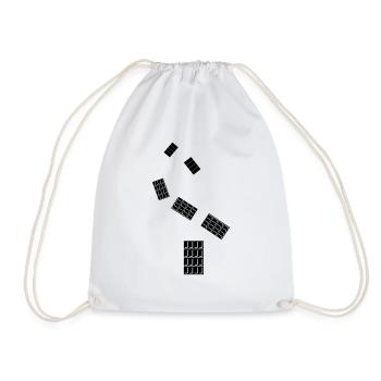 Chocolate Icon Symbol - Drawstring Bag - white - Front