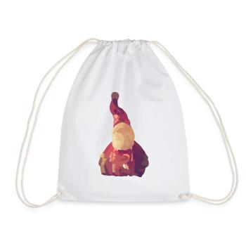 Santa Claus - Drawstring Bag - white - Front