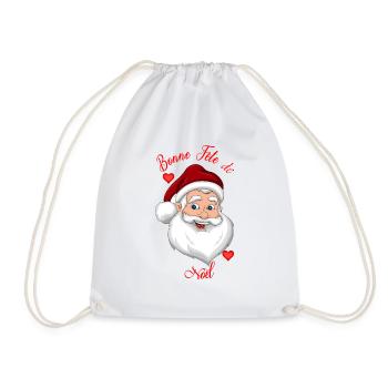 Bonne fete de noel - Sac de sport léger - blanc - Devant