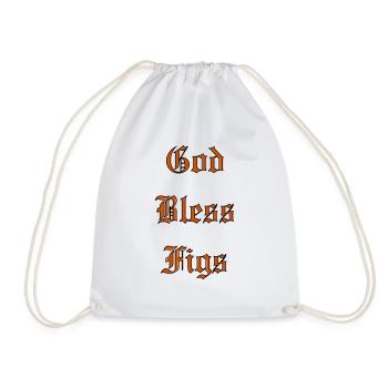 Que Dieu bénisse les figues - Sac de sport léger - blanc - Devant