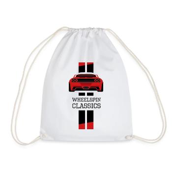 Liberty Walk Rocket Bunny Racing Car Icon icon - Drawstring Bag - white - Front