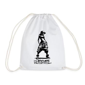 Conception rebelle féminine - Sac de sport léger - blanc - Devant
