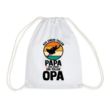 Father, Dad, Grandfather, Grandpa - Drawstring Bag - white - Front