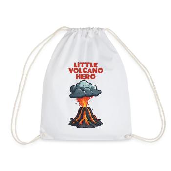 Vulkan Kids Little Volcano Hero - Drawstring Bag - white - Front