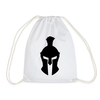Griechische Kriegerhelm - Turnbeutel - Weiß - Vorne
