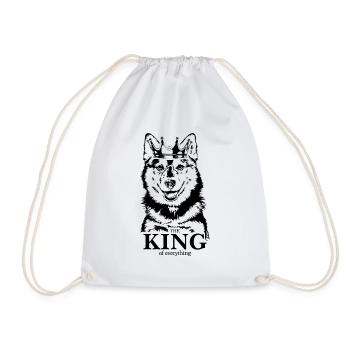 POMSKY Roi de tout Chiens Chiens Wilsigns - Sac de sport léger - blanc - Devant