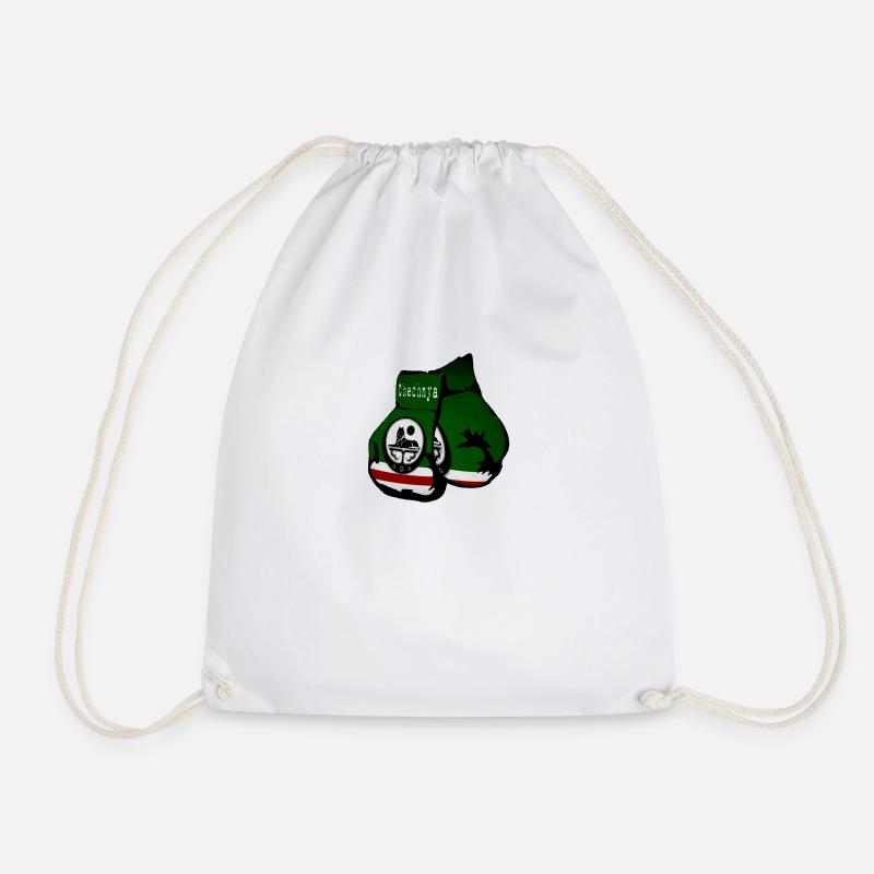Chechnya Boxing Glove chechen Fighter - Turnbeutel - Weiß