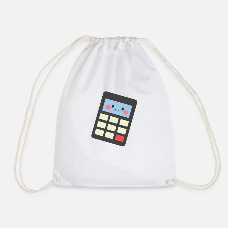 calculatrice - Sac de sport léger - blanc