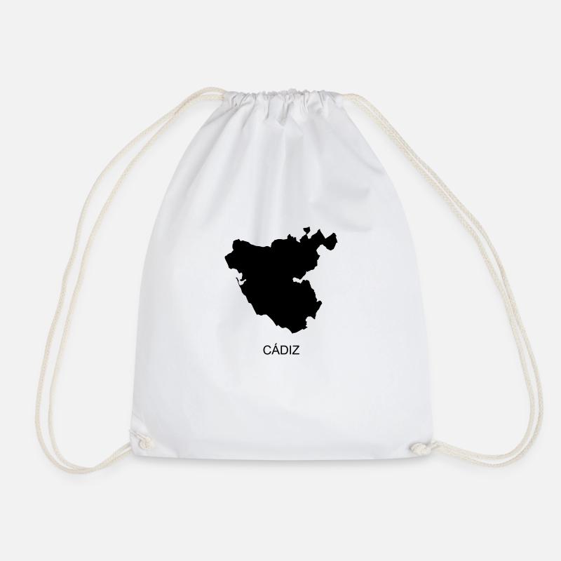 Cadiz - Drawstring Bag - white
