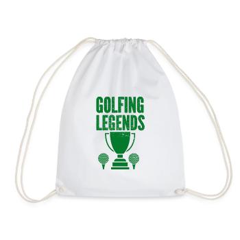 Golf - Golfclub Goldspieler Birdie Elite Luxus - Turnbeutel - Weiß - Vorne