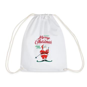 Thème noël père noël père noël - Sac de sport léger - blanc - Devant