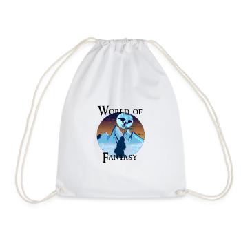 Guerrier dragon - world of fantasy - Sac de sport léger - blanc - Devant