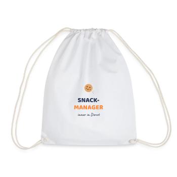 Snack Manager - Turnbeutel - Weiß - Vorne