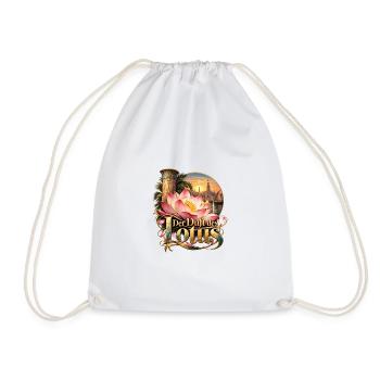 Der Duft des Lotus – Sonnenuntergang - Turnbeutel - Weiß - Vorne