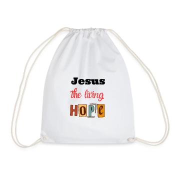 Joie de vivre Hope Design - Sac de sport léger - blanc - Devant