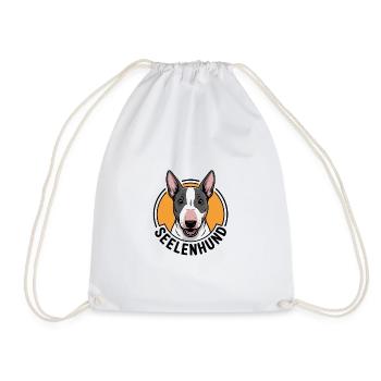 Minibullterrier - mein Seelenhund. Minibullterrier - Turnbeutel - Weiß - Vorne