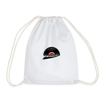 disque vinyle vintage - Sac de sport léger - blanc - Devant
