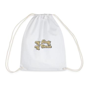mon corps mon choix féminisme femmes femmes - Sac de sport léger - blanc - Devant